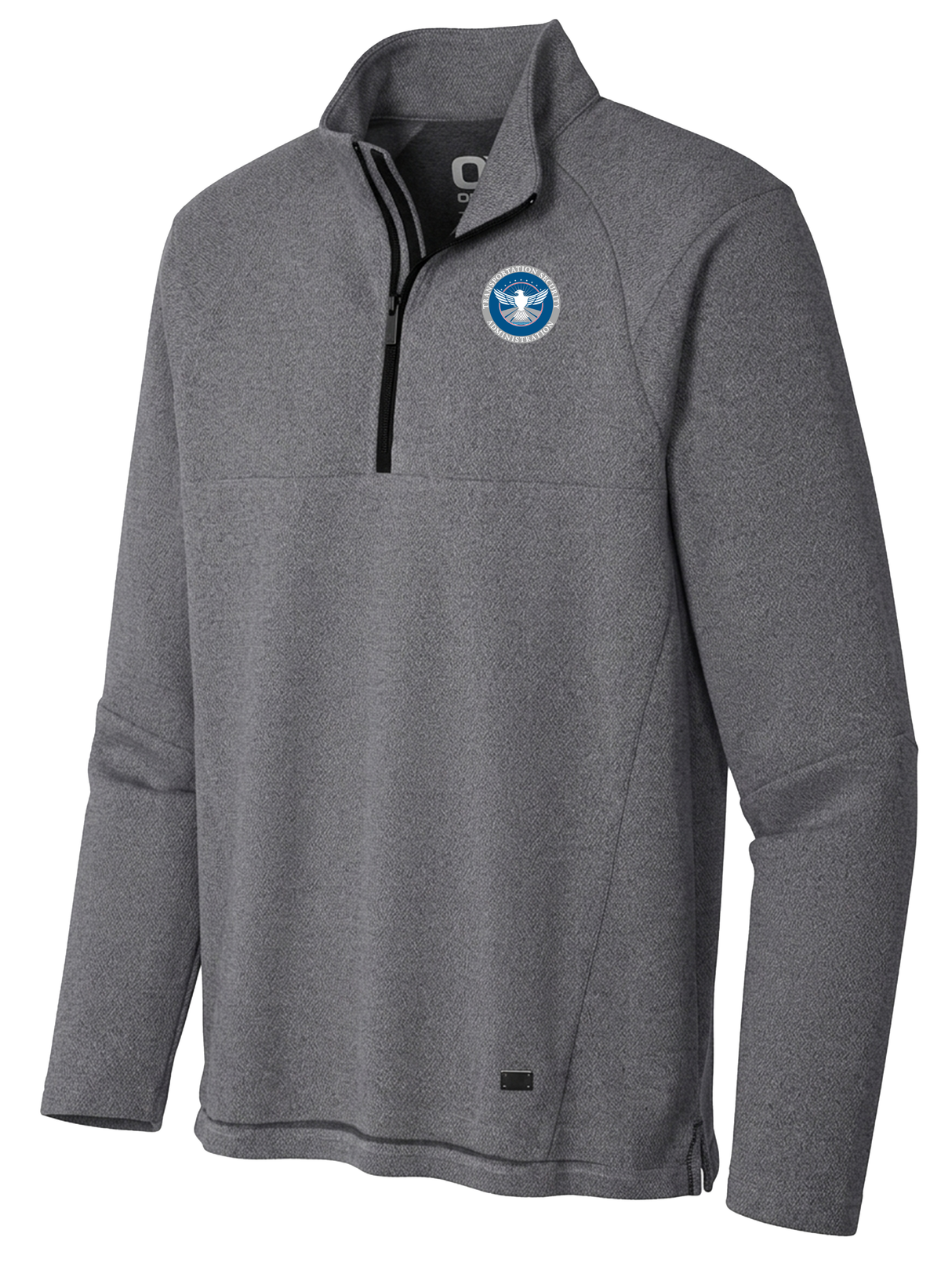 Transportation Security Administration (TSA) Men's Transition Quarter Zip Slate Gray government employee uniform shirt