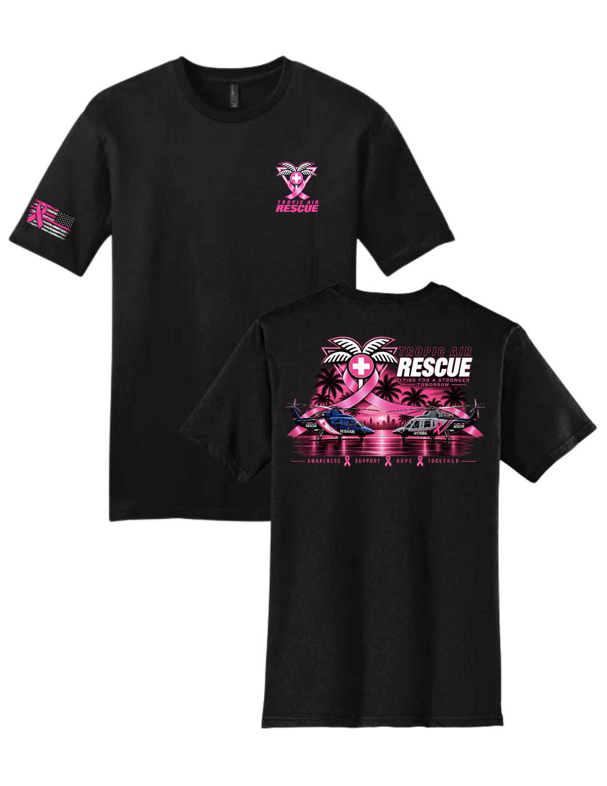 Tropic Air Rescue Cancer Awareness T-shirt 2026