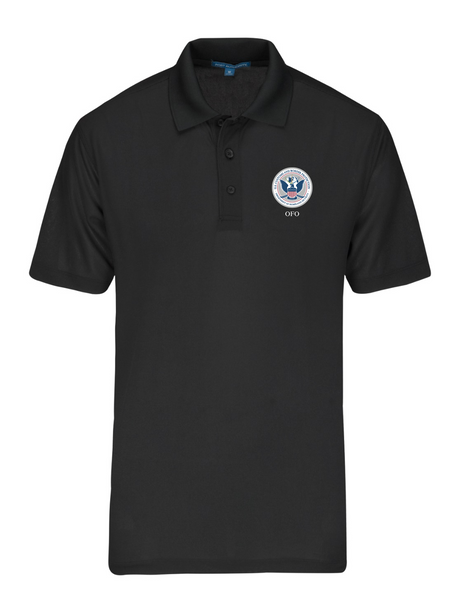 U.S. Customs Border Patrol (CBP) Office of Field Operations (OFO) Agency Polo Mens Black