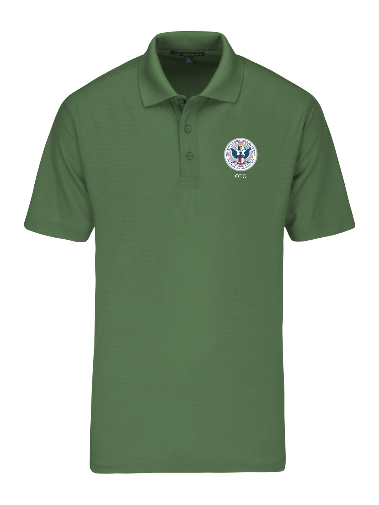 U.S. Customs Border Patrol (CBP) Office of Field Operations (OFO) Agency Polo Mens Drab Green