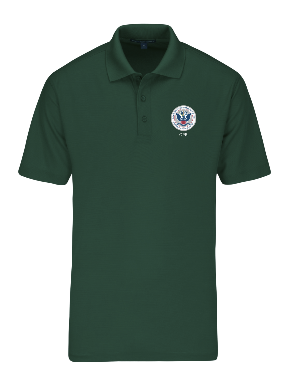 U.S. Customs Border Patrol (CBP) Office of Professional Responsibility (OPR) Agency Polo Mens Dark Green