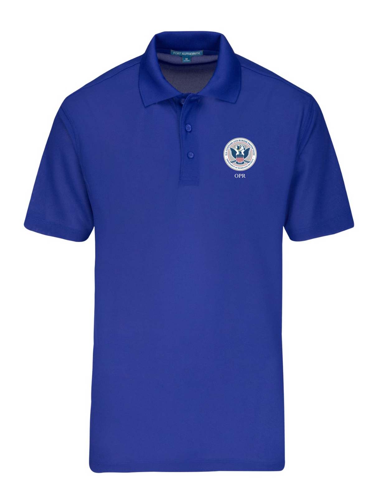U.S. Customs Border Patrol (CBP) Office of Professional Responsibility (OPR) Agency Polo Mens Royal Blue