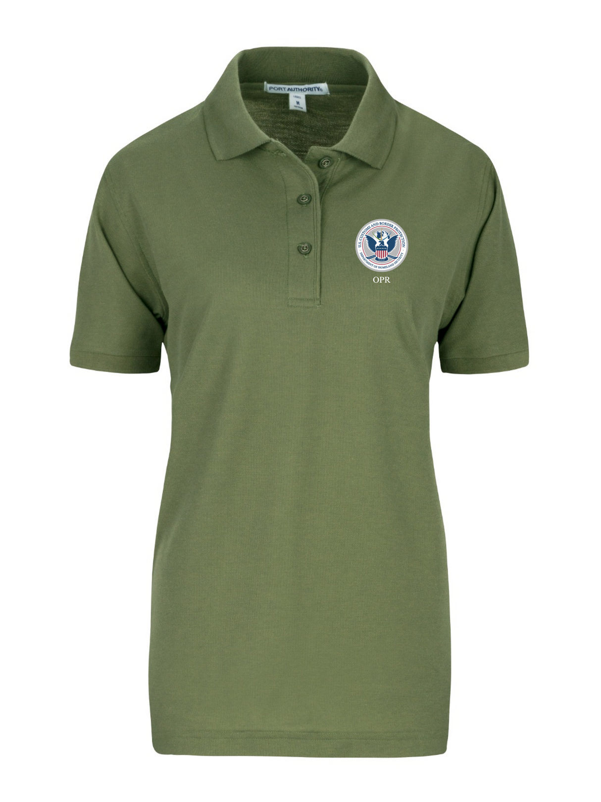 U.S. Customs Border Patrol (CBP) Office of Professional Responsibility (OPR) Agency Polo Womens Drab Green