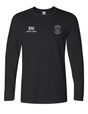 U.S. Immigration and Customs Enforcement (ICE) Homeland Security Investigations (HSI) Identifier Long Sleeve T-Shirt Black