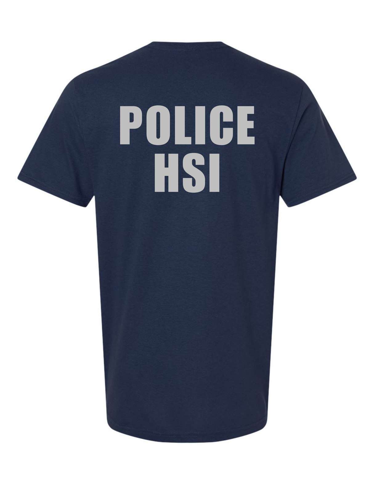 U.S. Immigration and Customs Enforcement (ICE) Homeland Security Investigations (HSI) Identifier T-Shirt Nvy