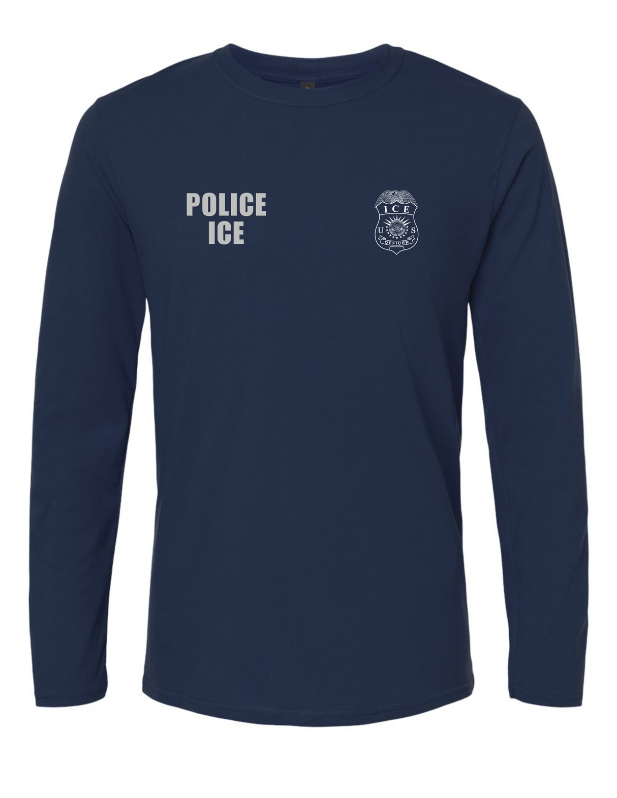 U.S. Immigration and Customs Enforcement (ICE) long sleeve navy