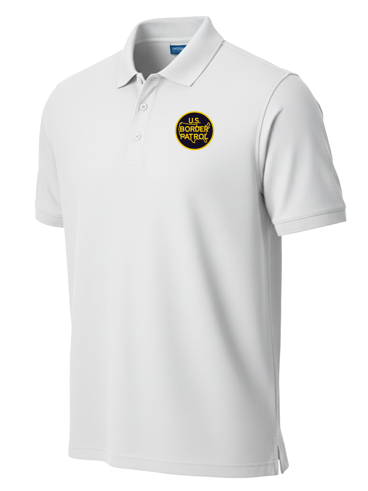 U.S. Customs and Border Patrol (USBP) Men's Polo White government employee uniform shirt