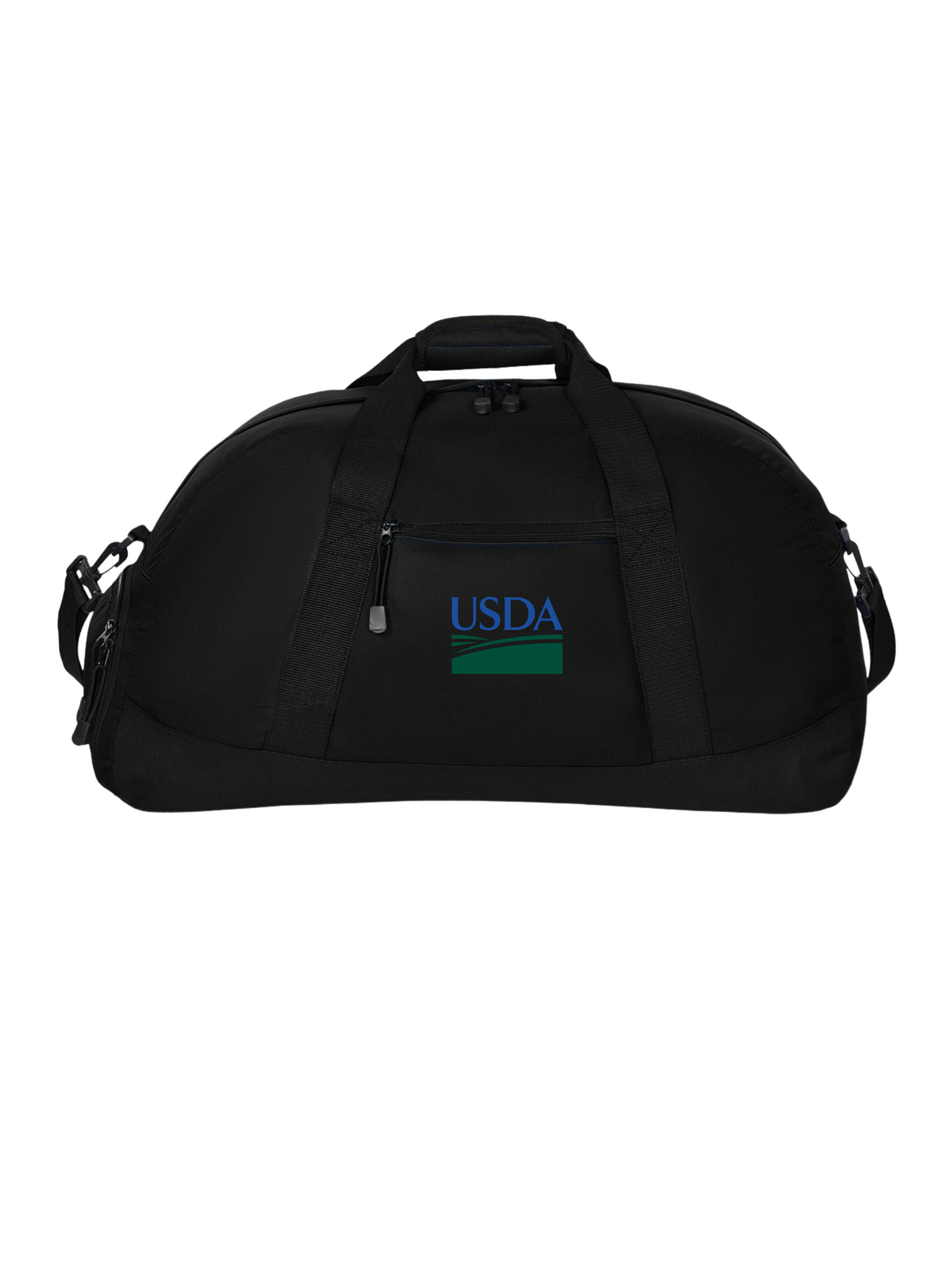 USDA_PortAuthority_DuffelBag_Black_Front