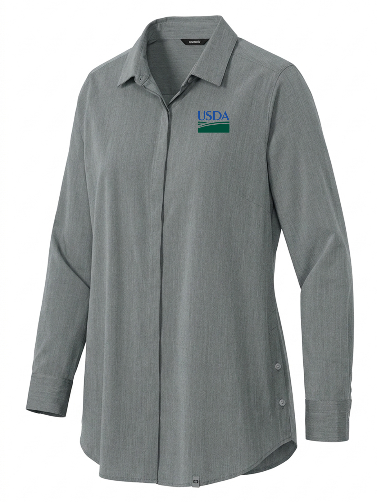 U.S. Department of Agriculture Women's Commuter Shirt Slate Gray government employee uniform shirt