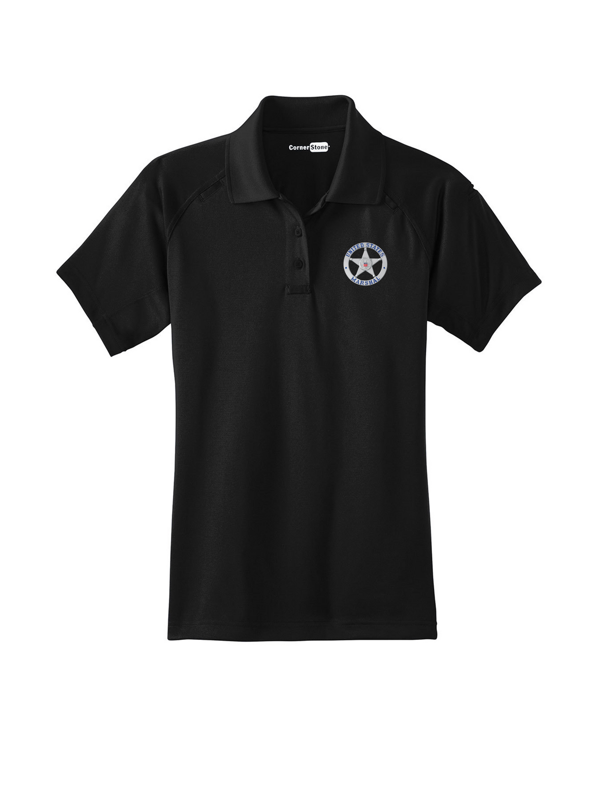 USMS_Womens_Tactical_Short_Sleeve_Polo_-_Black