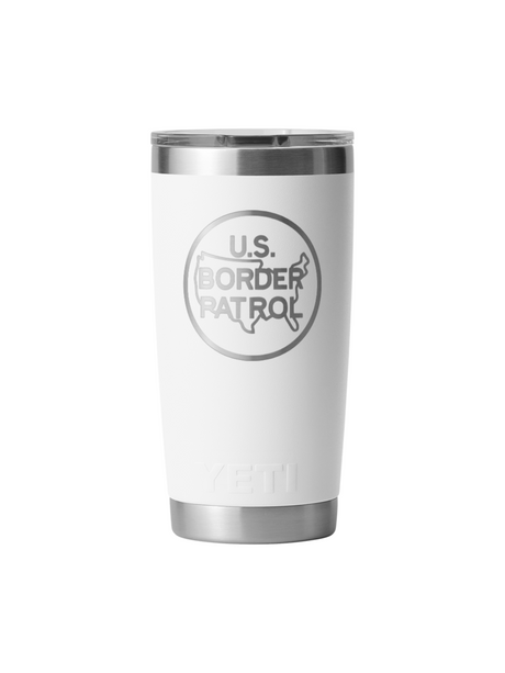 US Border Patrol 20oz Tumbler - White