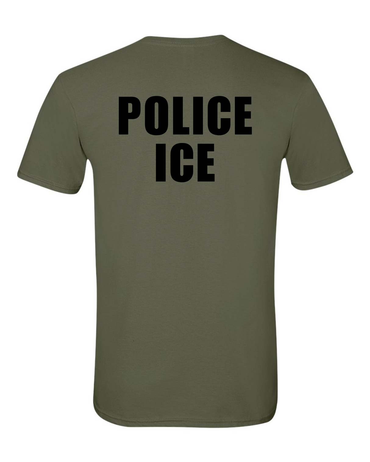 United States Immigration and Customs Enforcement ICE POLICE Drab
