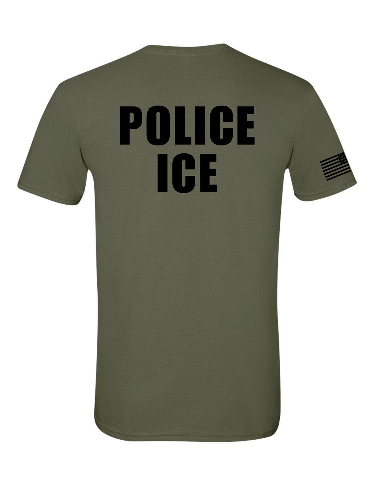 United States Immigration and Customs Enforcement ICE POLICE Drab