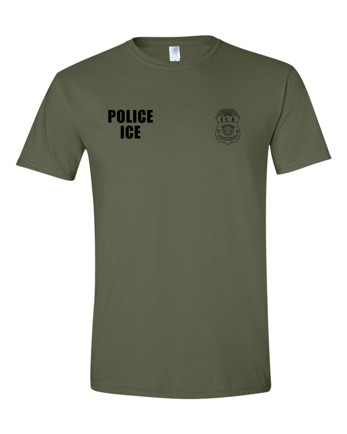 United States Immigration and Customs Enforcement ICE POLICE Drab 1