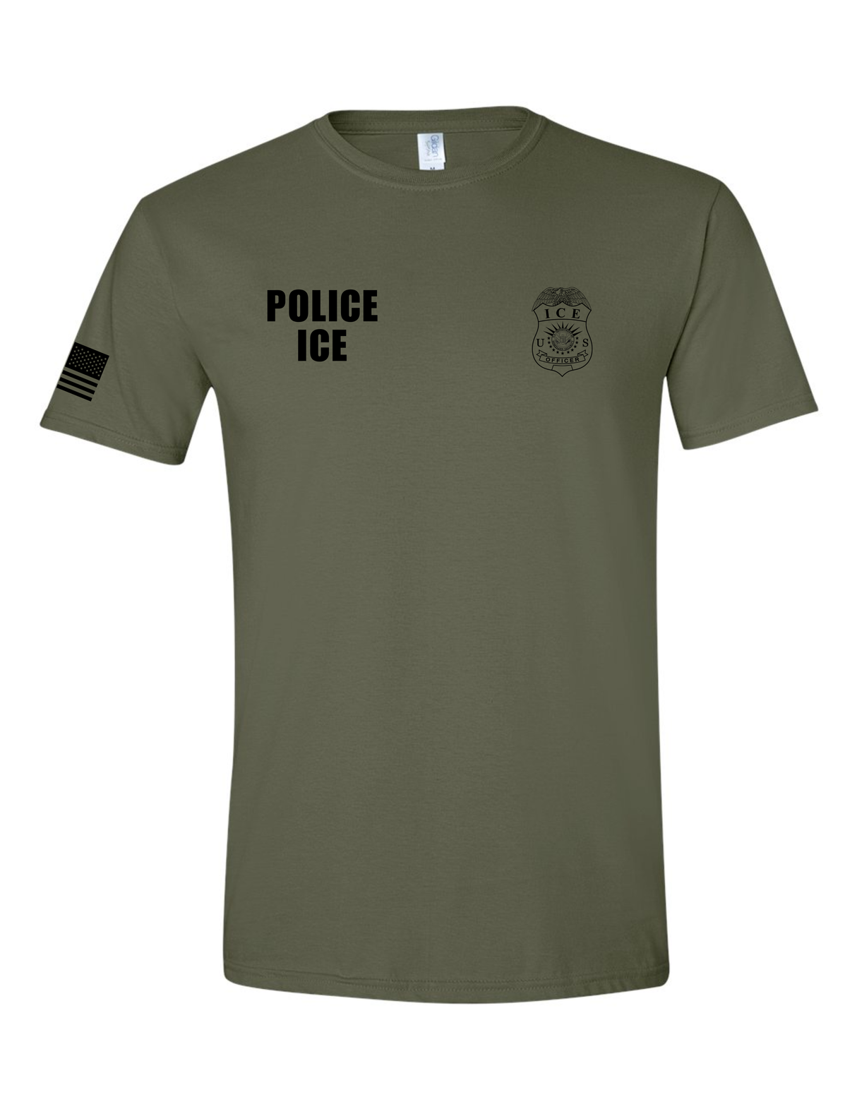 United States Immigration and Customs Enforcement ICE POLICE Drab 1