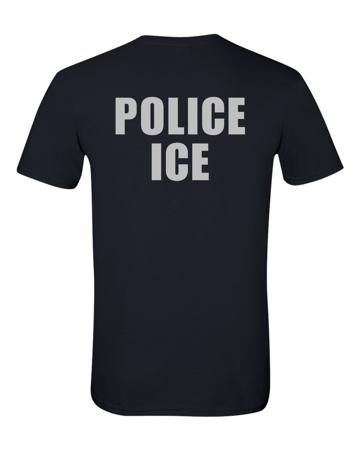 United States Immigration and Customs Enforcement ICE POLICE black