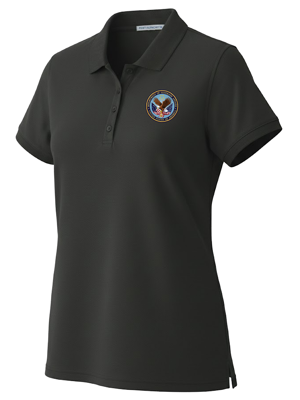 U.S. Department of Veteran Affairs (VA) Women's Polo Black government employee uniform shirt