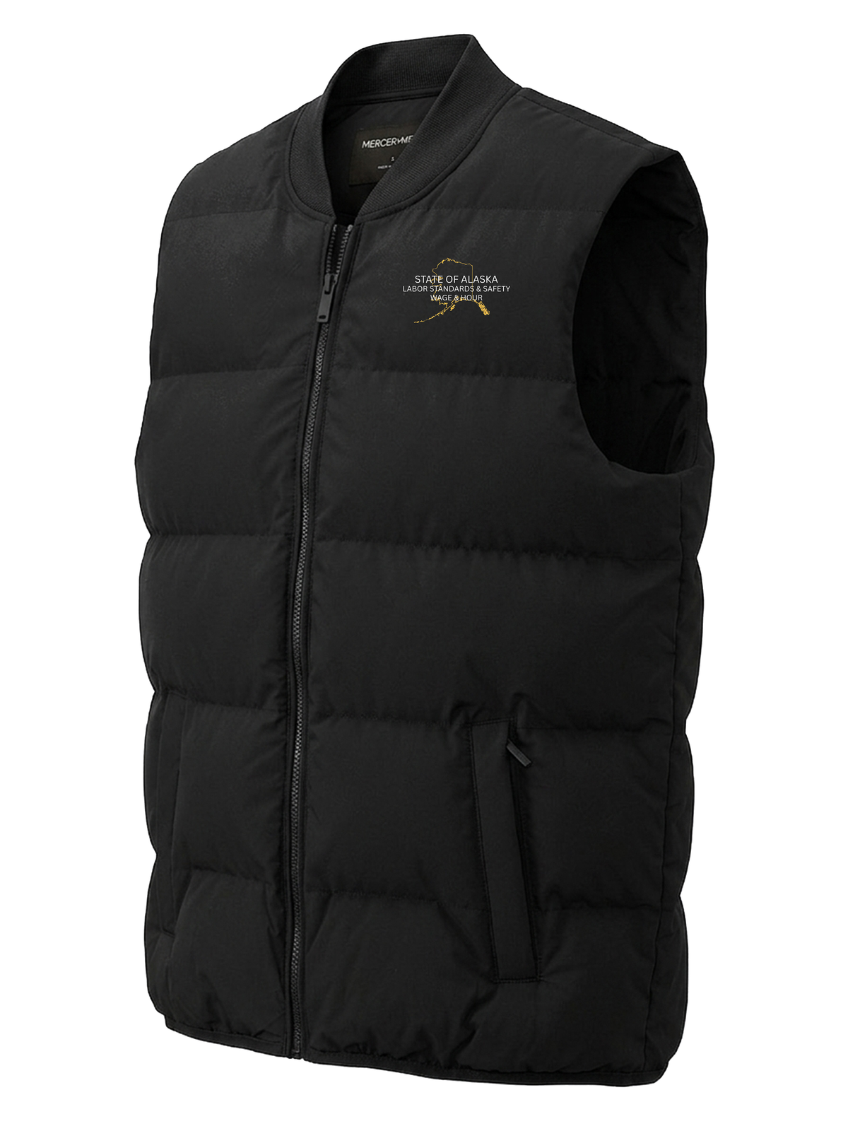 State of Alaska Department of Labor Men's Puffer Vest