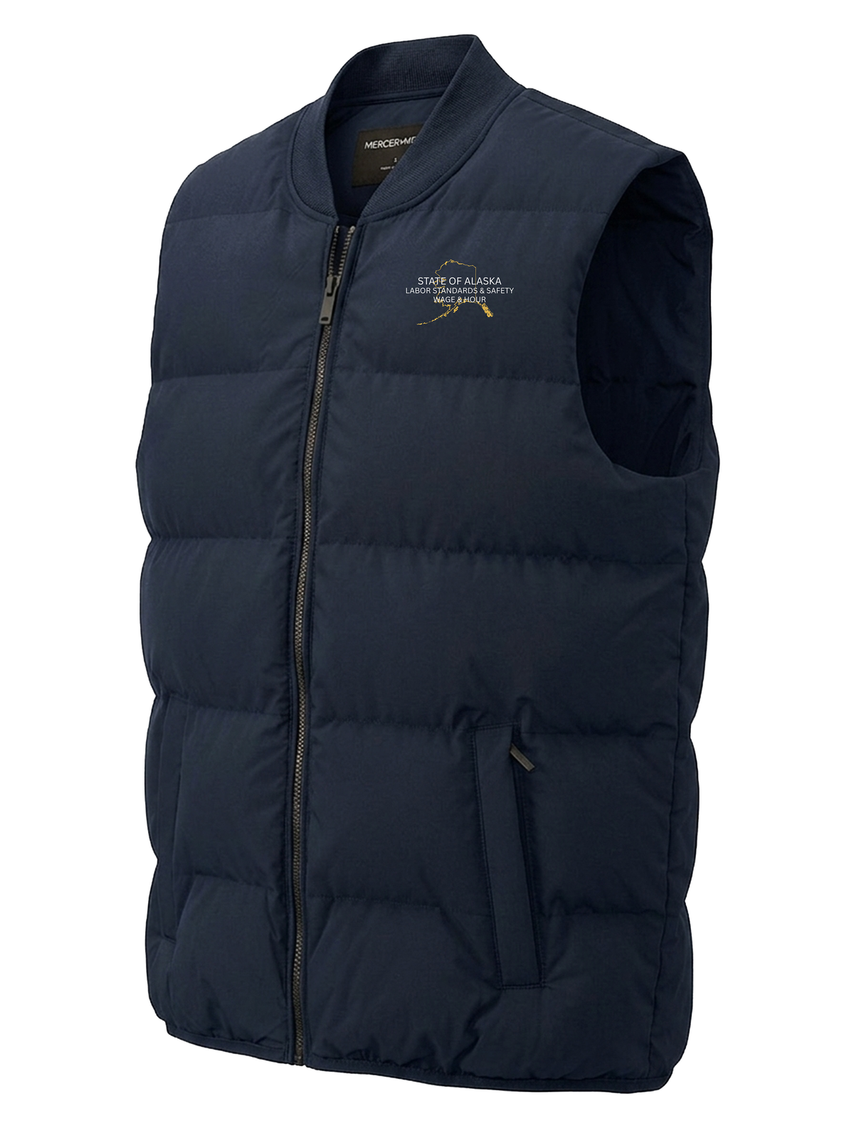 State of Alaska Department of Labor Men's Puffer Vest