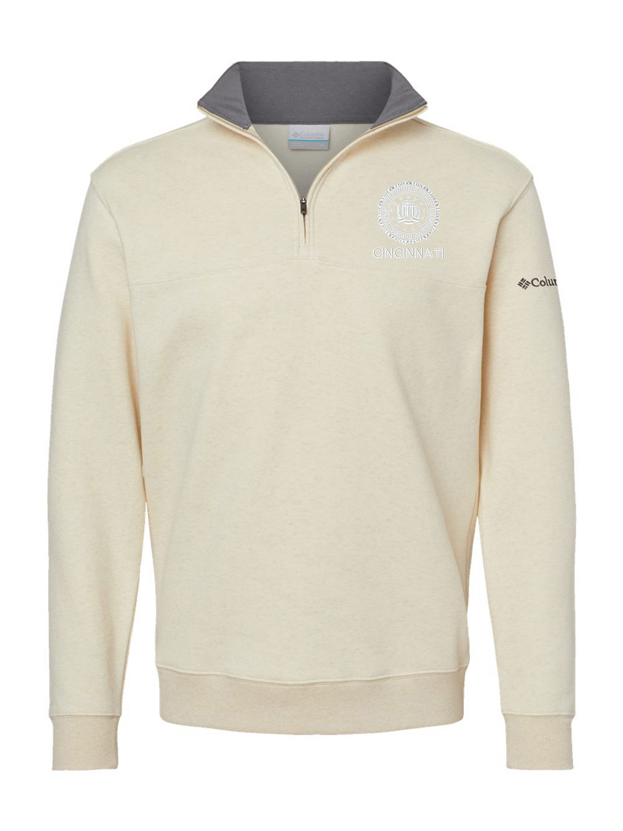 FBI Cincinnati Men's Columbia Hart Mountain™ Fleece Khaki government employee uniform shirt