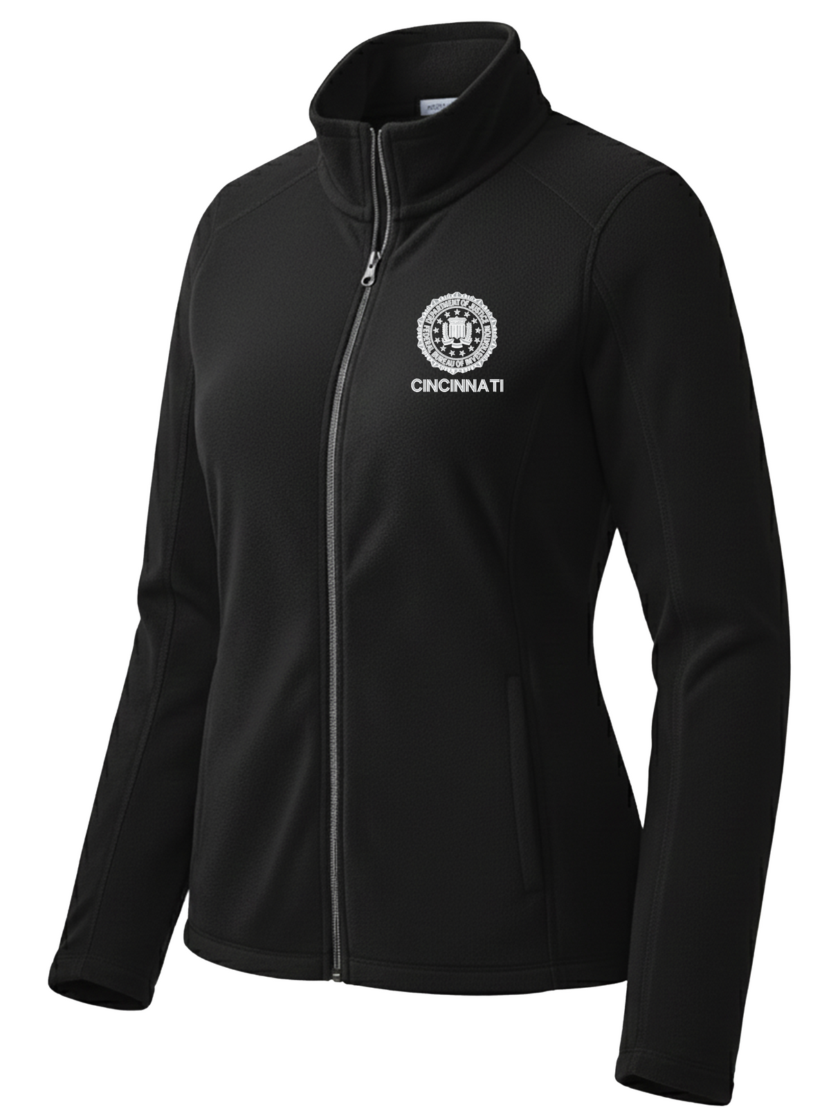 FBI Cincinnati Women's Lightweight Microfleece Black government employee uniform shirt