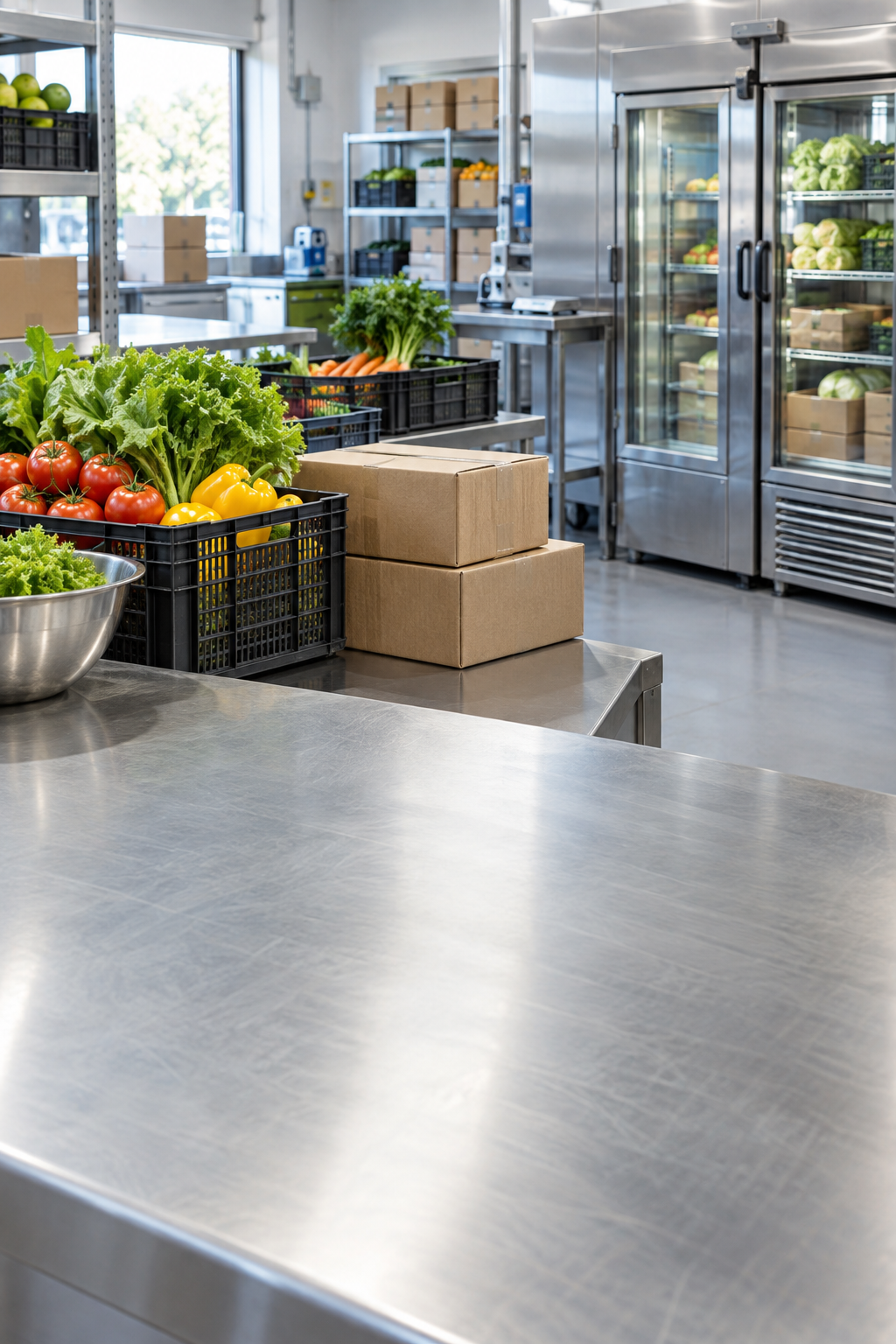 Food safety & community nutrition — illustrative agency collection card background