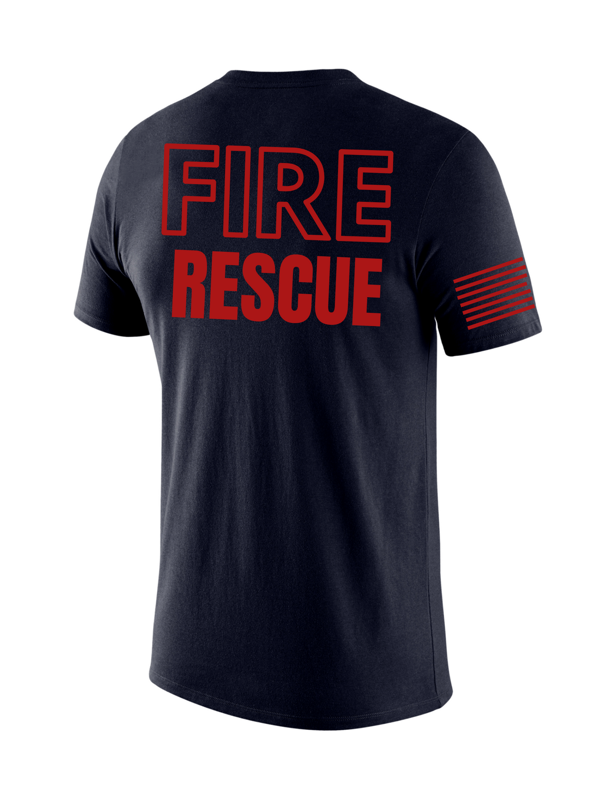 Black Fire Rescue Men's Shirt - Short Sleeve - FEDS Apparel