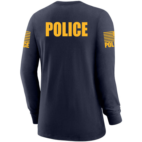 Navy Blue Police Women's Shirt - Long Sleeve - FEDS Apparel