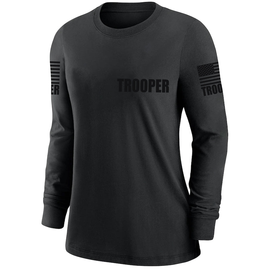 Black Trooper Women's Shirt - Long Sleeve - FEDS Apparel
