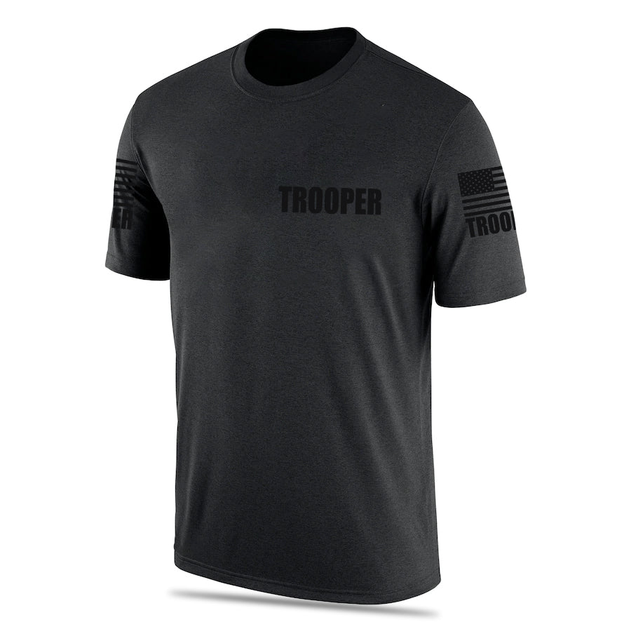 Black Trooper Men's Shirt - Short Sleeve - FEDS Apparel