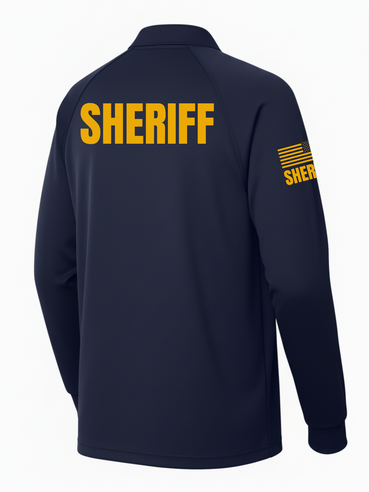 Navy Tactical Long Sleeve - Sheriff Men's Shirt (Yellow)