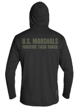 Black US Marshals Service USMS Fugitive Task Force TLF Pluma Knit Hoodie