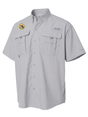 Bureau of Indian Affairs (BIA) Men's Columbia Bahama™ II Button Up Short Sleeve  Cool Grey government employee uniform shirt