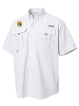 Bureau of Indian Affairs (BIA) Men's Columbia Bahama™ II Button Up Short Sleeve  White government employee uniform shirt
