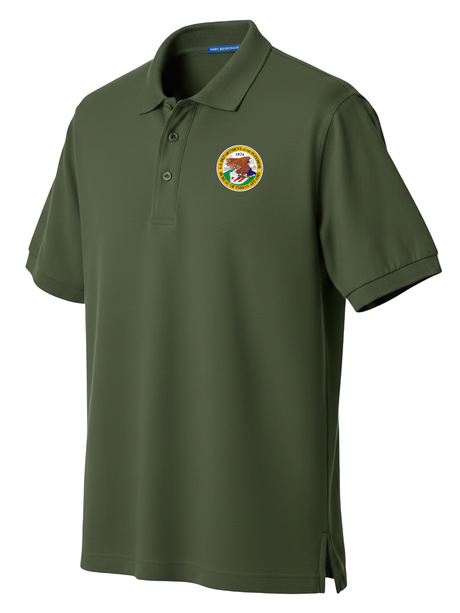 Bureau of Indian Affairs (BIA) Men's Polo  Drab Green government employee uniform shirt
