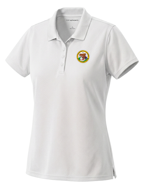 Bureau of Indian Affairs (BIA) Women's Dri Fit Polo  White government employee uniform shirt