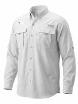 Bureau of Ocean Energy Management (BOEM) Men's Columbia Bahama™ II Button Up Long-Sleeve  White government employee uniform shirt