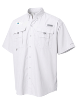 Bureau of Ocean Energy Management (BOEM) Men's Columbia Bahama™ II Button Up Short Sleeve  White government employee uniform shirt