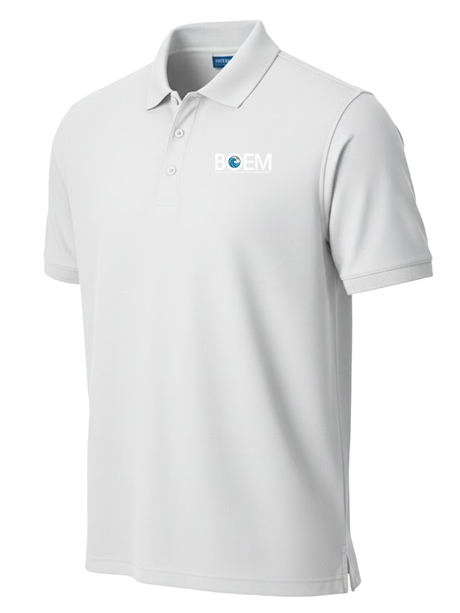 Bureau of Ocean Energy Management (BOEM) Men's Polo  White government employee uniform shirt
