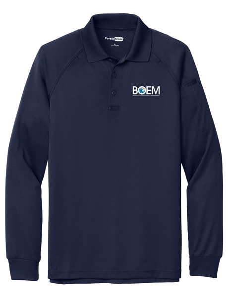 BOEM Men's Tactical Long Sleeve Polo