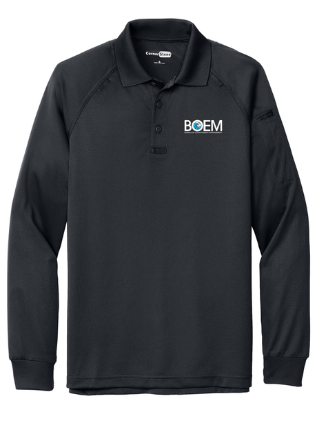BOEM Men's Tactical Long Sleeve Polo