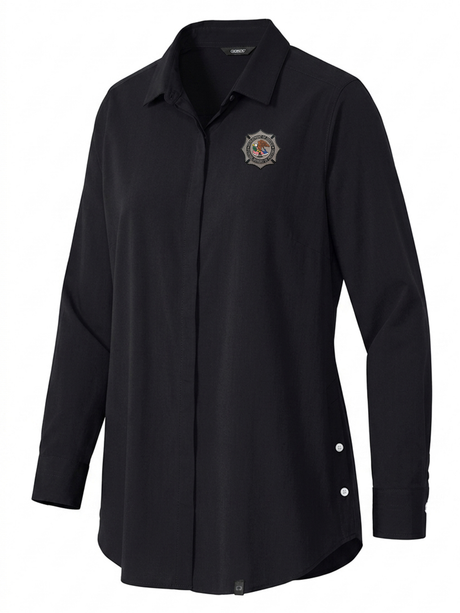 Federal Bureau of Prisons (BOP) Women's Commuter Shirt  Black government employee uniform shirt