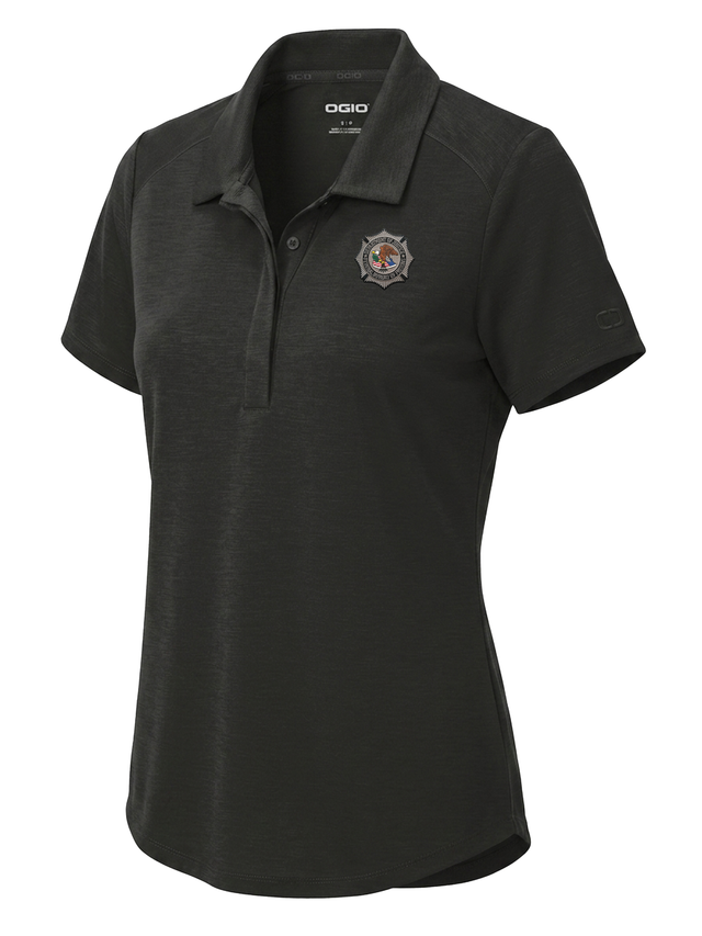 Federal Bureau of Prisons (BOP) Women's Polo Black government employee uniform shirt