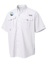 Bureau of Safety and Environmental Enforcement (BSEE) Men's Columbia Bahama™ II Button Up Short Sleeve  White government employee uniform shirt