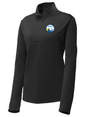 Bureau of Safety and Environmental Enforcement (BSEE) Women's Lightweight Dri Fit 1/4 Zip  Black government employee uniform shirt