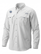 U.S. Customs and Border Protection (CBP) Men's Columbia Bahama™ II Button Up Long-Sleeve  White government employee uniform shirt