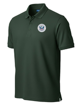 U.S. Customs and Border Protection (CBP) Men's Polo  Dark Green government employee uniform shirt