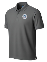 U.S. Customs and Border Protection (CBP) Men's Polo  Slate Gray government employee uniform shirt