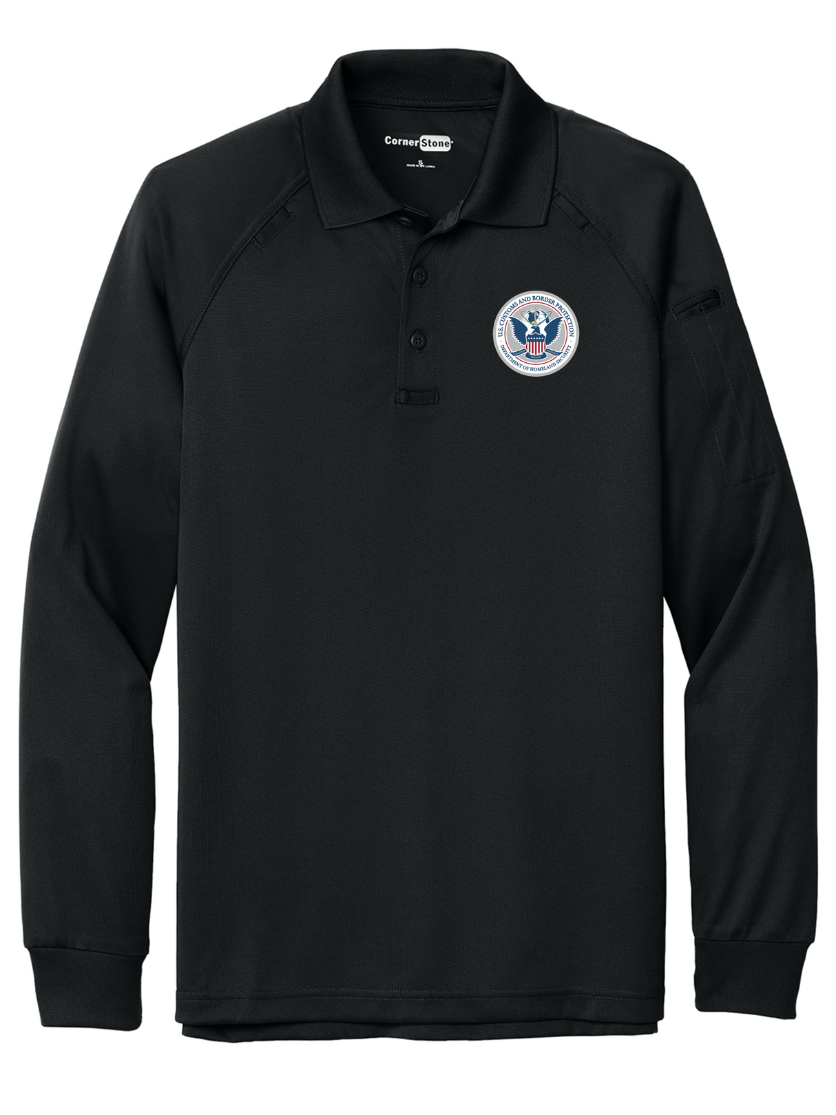 CBP Men's Tactical Long Sleeve Polo
