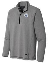 U.S. Customs and Border Protection (CBP) Men's Transition Quarter Zip  Light Gray government employee uniform shirt